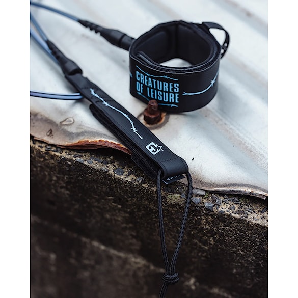Surfboard Leash Creatures Superlite Pro 6 black purple haze barbed wire - 4