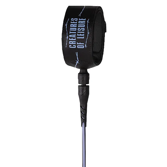Surfboard Leash Creatures Superlite Pro 6 black purple haze barbed wire - 7
