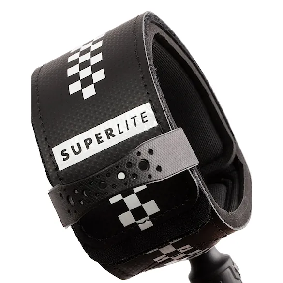Surf leash Creatures Superlite Pro 6 black white chex - 3