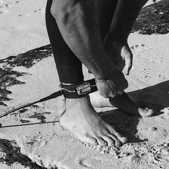 Surf leash Creatures Superlite Pro 6 black white chex - 4