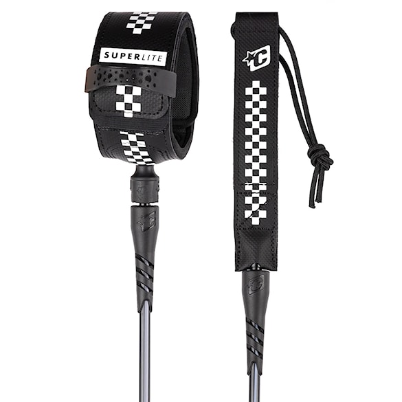 Surfboard Leash Creatures Superlite Pro 6 black white chex - 1