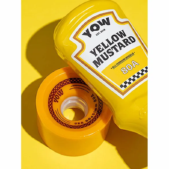 Surfskate kółka YOW Ura mustard - 2