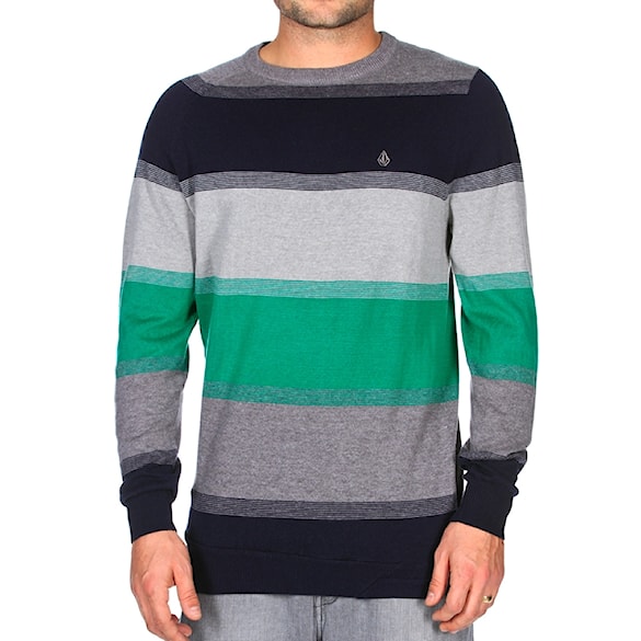 Svetr Volcom Operation Ii Crew Neck green 2012 - 1