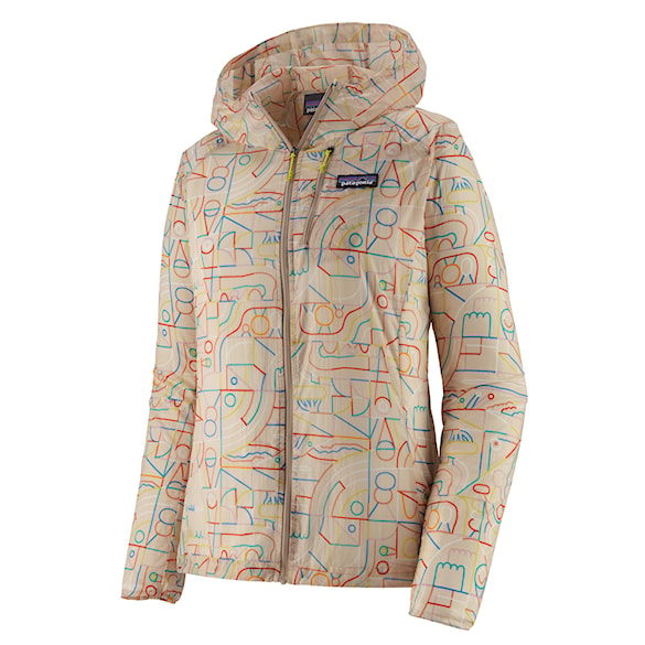 Kurtka sportowa Patagonia W's Houdini Jacket lose yourself outline: pumice 2024 - 1