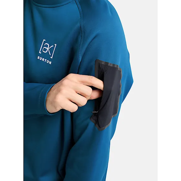 Bluza techniczna Burton [ak] Baker Stretch Fleece Crew blue teal 2026 - 3