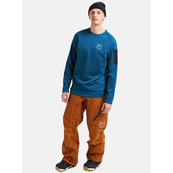 Bluza techniczna Burton [ak] Baker Stretch Fleece Crew blue teal 2026 - 4