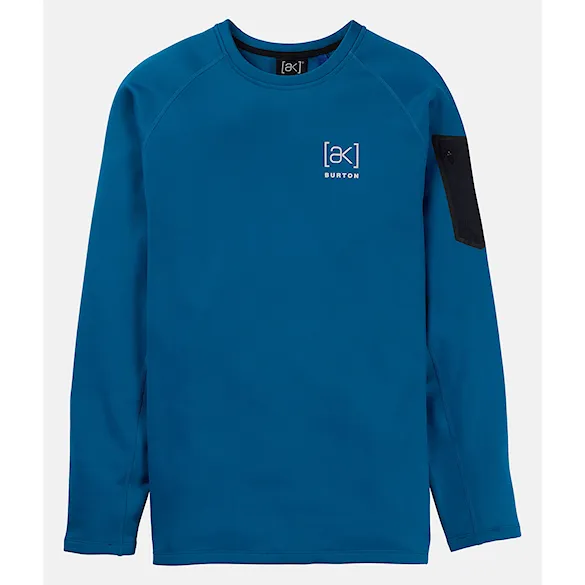 Bluza techniczna Burton [ak] Baker Stretch Fleece Crew blue teal 2026 - 5