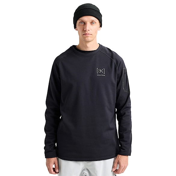 Technická mikina Burton [ak] Baker Stretch Fleece Crew true black 2026 - 1