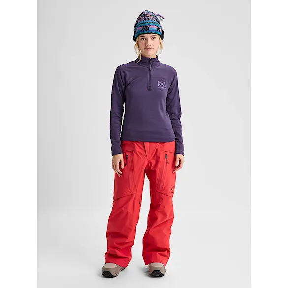 Technická mikina Burton [ak] Wms Helium Grid Fleece Qtz nightshade purple 2027 - 3