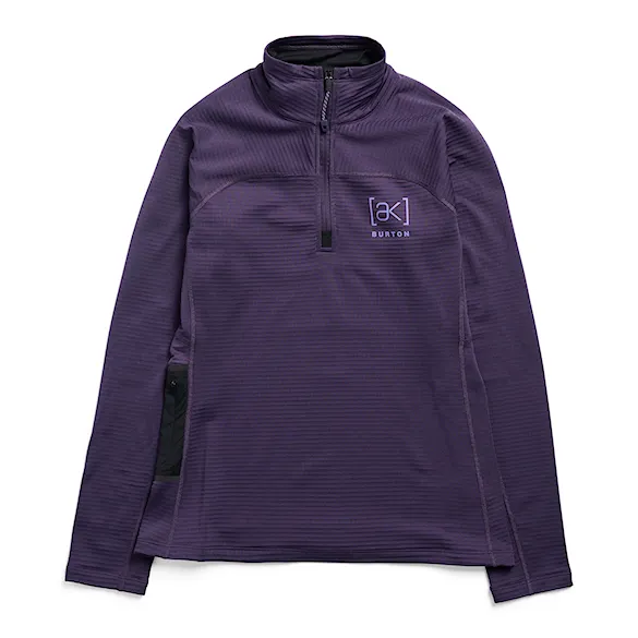 Technická mikina Burton [ak] Wms Helium Grid Fleece Qtz nightshade purple 2027 - 4