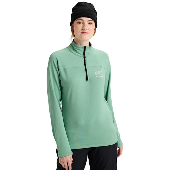 Technical Hoodie Burton [ak] Wms Helium Grid Fleece Qtz soft sage 2026 - 1