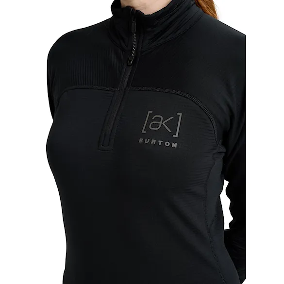 Technická mikina Burton [ak] Wms Helium Grid Fleece Qtz true black 2027 - 3