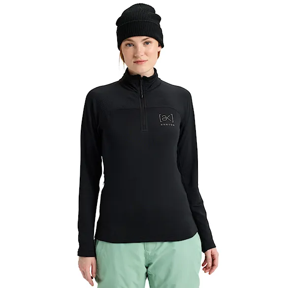 Technická mikina Burton [ak] Wms Helium Grid Fleece Qtz true black 2027 - 1