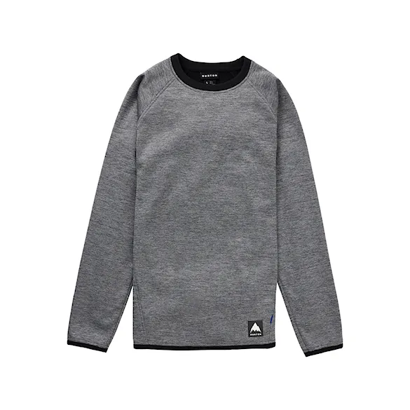 Technical Hoodie Burton Crown Weatherproof Crew true black heather 2026 - 3