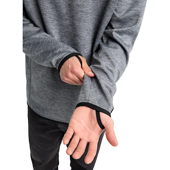 Technical Hoodie Burton Crown Weatherproof Crew true black heather 2026 - 4