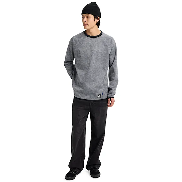 Technical Hoodie Burton Crown Weatherproof Crew true black heather 2026 - 5