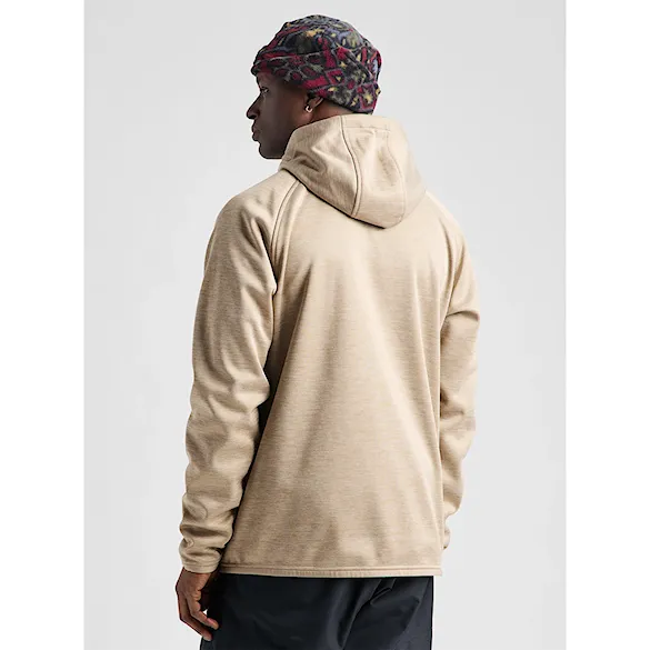 Bluza techniczna Burton Crown Weatherproof FZ summit taupe heather 2027 - 2