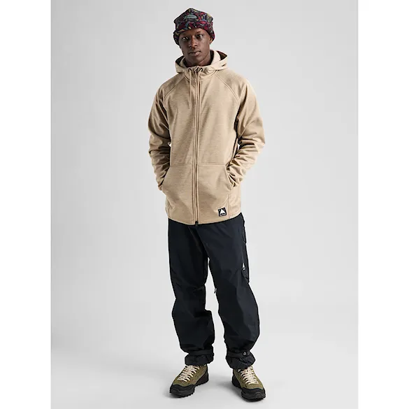 Bluza techniczna Burton Crown Weatherproof FZ summit taupe heather 2027 - 3