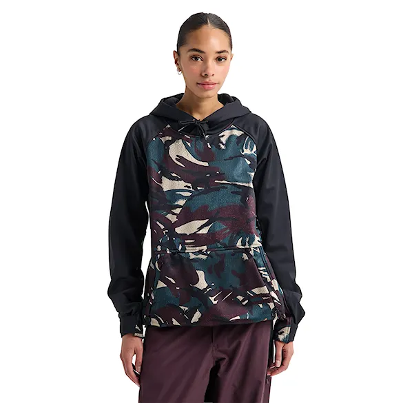 Bluza techniczna Burton Crown Weatherproof Pullover seersucker/true black 2027 - 3
