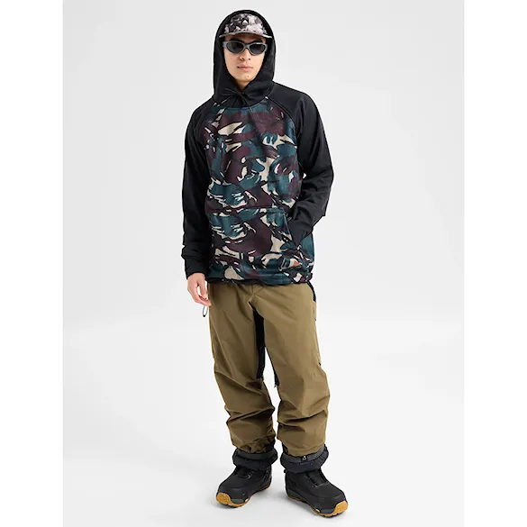 Bluza techniczna Burton Crown Weatherproof Pullover seersucker/true black 2027 - 6