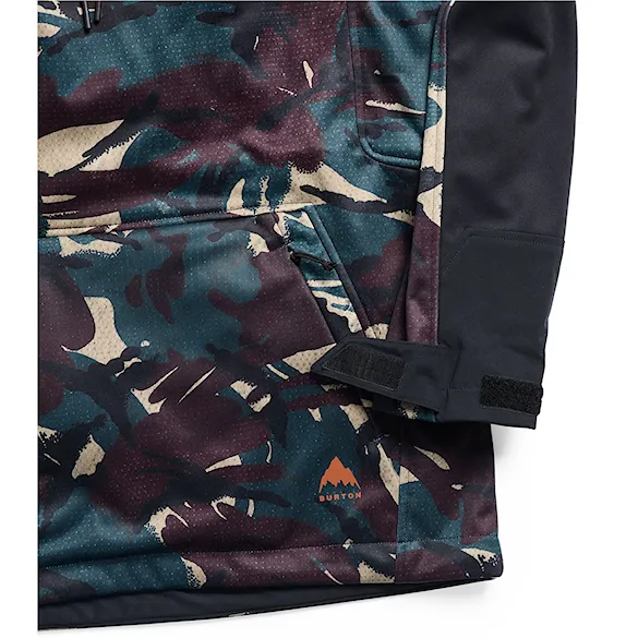 Bluza techniczna Burton Crown Weatherproof Pullover seersucker/true black 2027 - 9