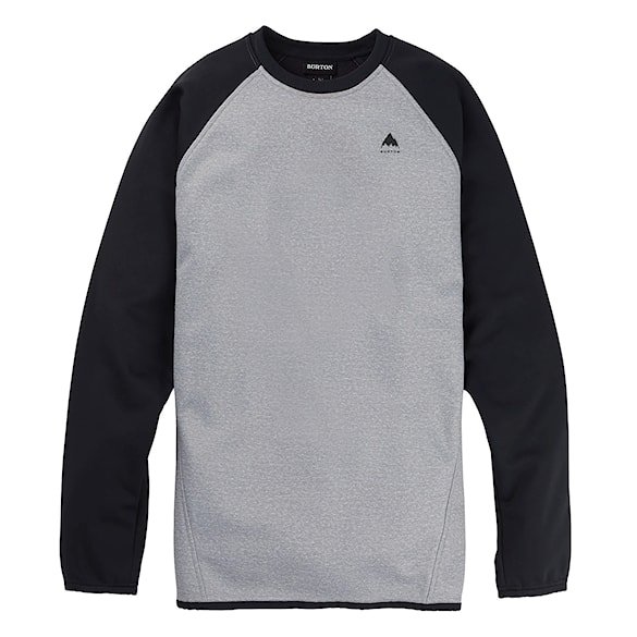 Technical Hoodie Burton Crown WPF Crew grey heather/true black 2025 - 1