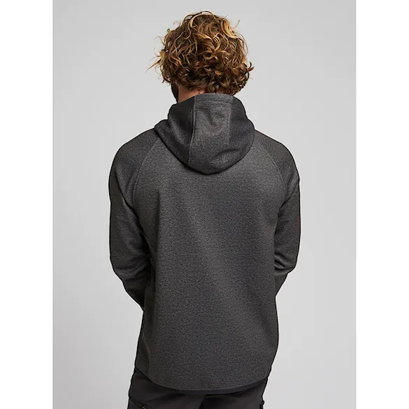 Technická mikina Burton Crown Weatherproof Pullover true black heather 2025 - 3