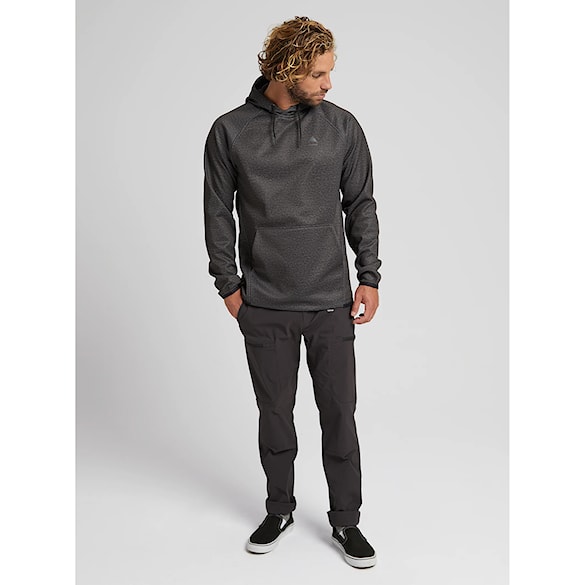Technická mikina Burton Crown Weatherproof Pullover true black heather 2025 - 5
