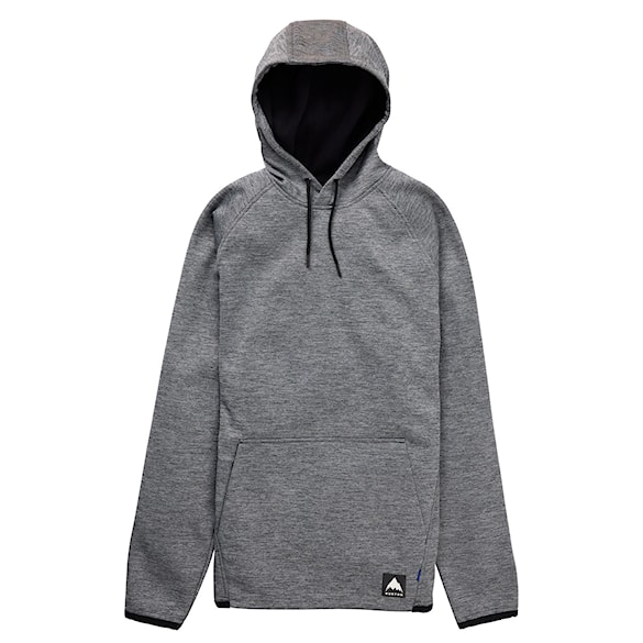 Technická mikina Burton Crown Weatherproof PO true black heather 2026 - 1