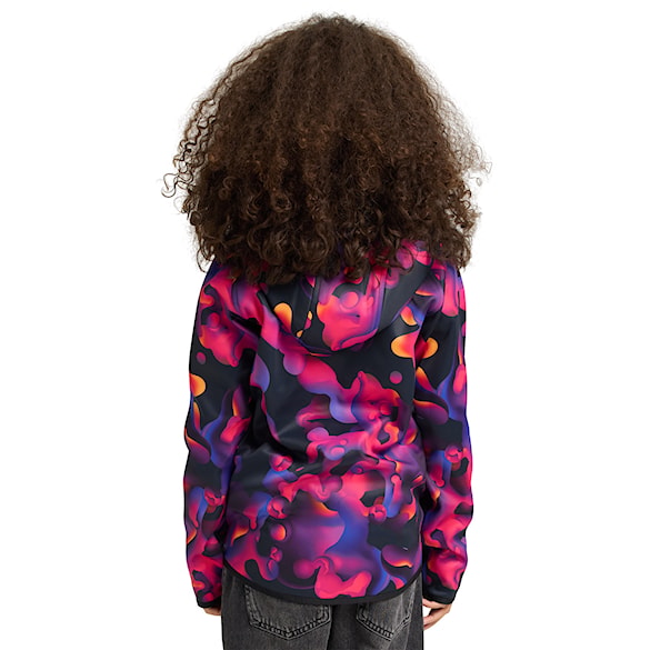 Technická mikina Burton Kids Crown Weatherproof FZ lava lamp 2026 - 2