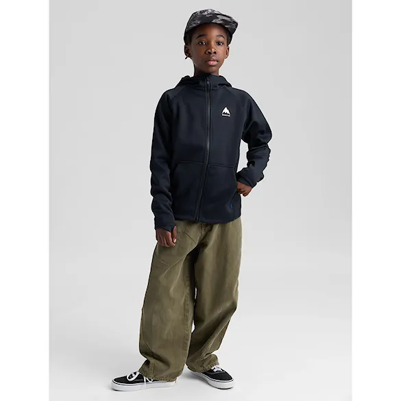 Technická mikina Burton Kids Crown Weatherproof Fz true black 2027 - 3