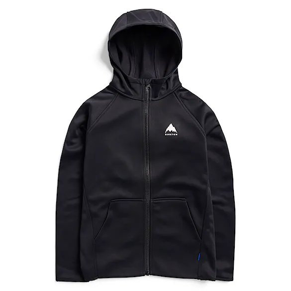 Technická mikina Burton Kids Crown Weatherproof Fz true black 2027 - 4