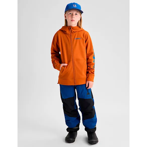 Technická mikina Burton Kids Oak Fz spiced chai 2027 - 4