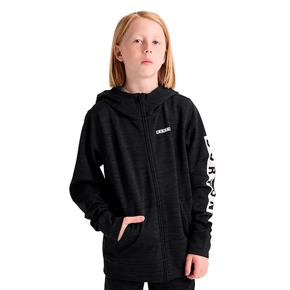 Technická mikina Burton Kids Oak Fz true black heather 2027 - 1