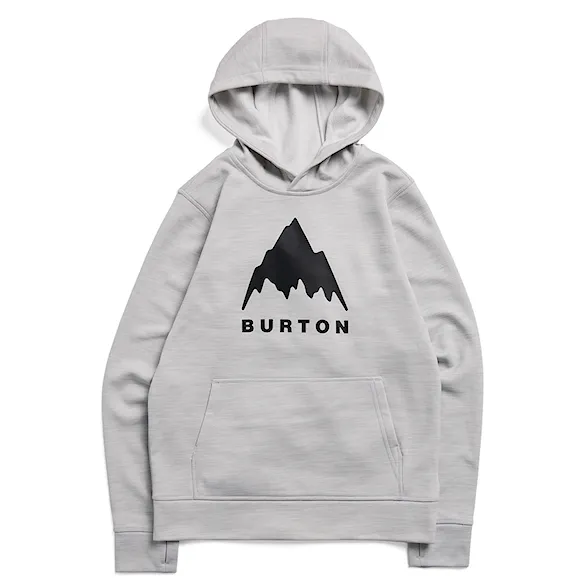 Technická mikina Burton Kids Oak Pullover gray cloud heather 2027 - 5