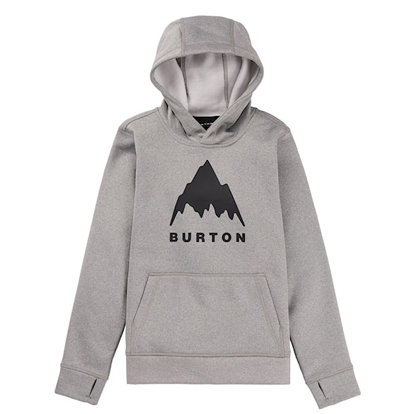 Technical Hoodie Burton Kids Oak Pullover Hoodie grey heather 2025 - 3