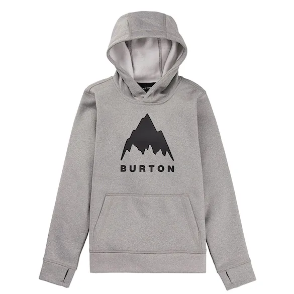 Technical Hoodie Burton Kids Oak Pullover Hoodie grey heather 2025 - 3