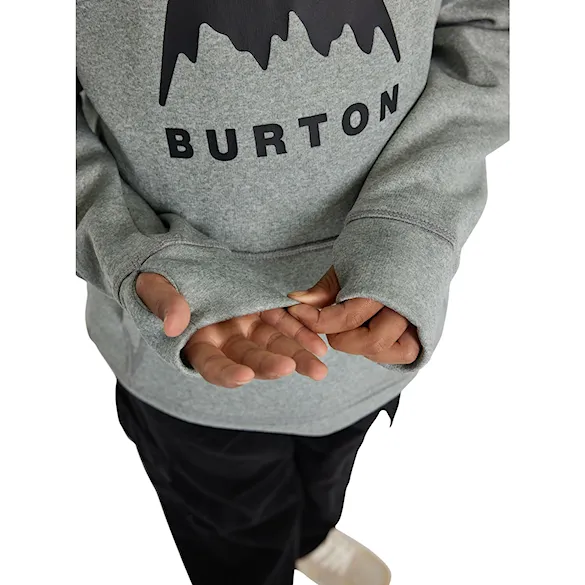 Technical Hoodie Burton Kids Oak Pullover Hoodie grey heather 2025 - 5