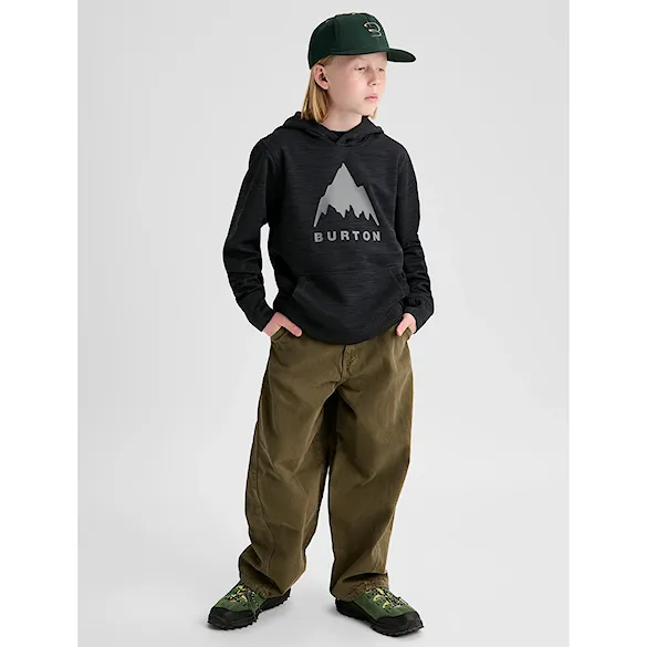 Technická mikina Burton Kids Oak Pullover true black heather 2027 - 3