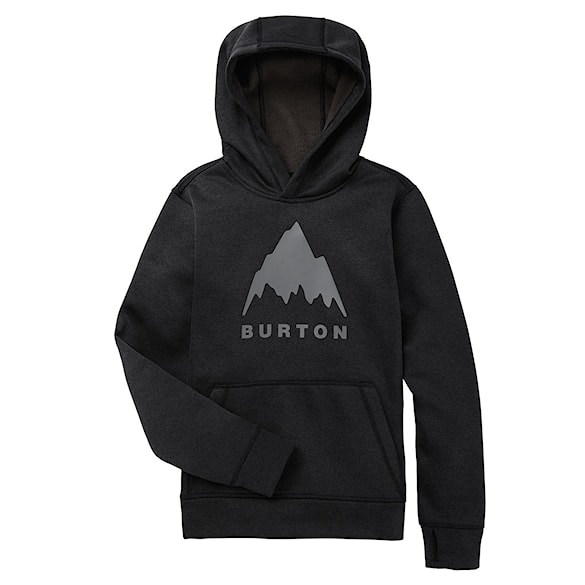Technická mikina Burton Kids Oak Pullover Hoodie true black heather 2026 - 1