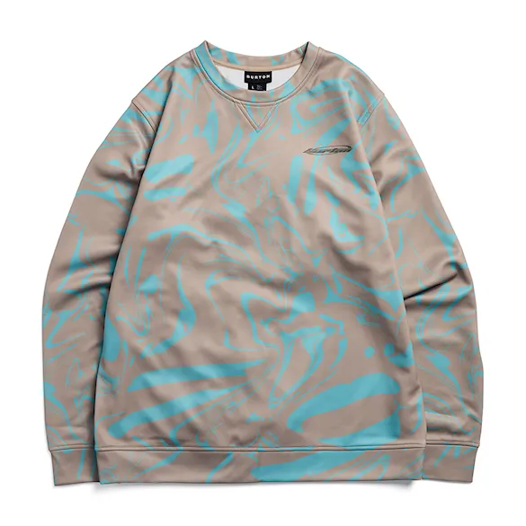 Technická mikina Burton Oak Crew liquid mineral 2027 - 5