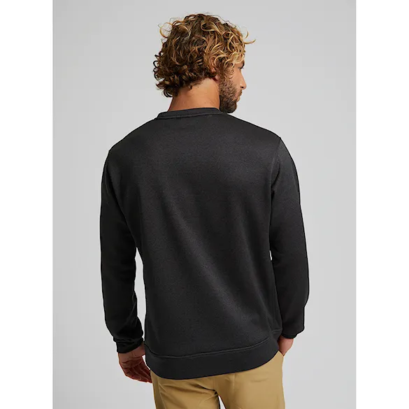 Technická mikina Burton Oak Crew true black heather 2026 - 3
