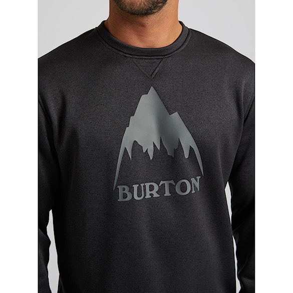 Technická mikina Burton Oak Crew true black heather 2026 - 5