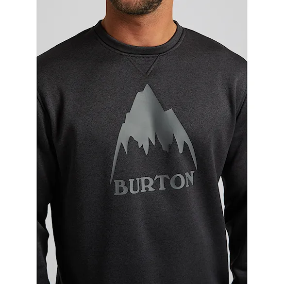 Technická mikina Burton Oak Crew true black heather 2026 - 5