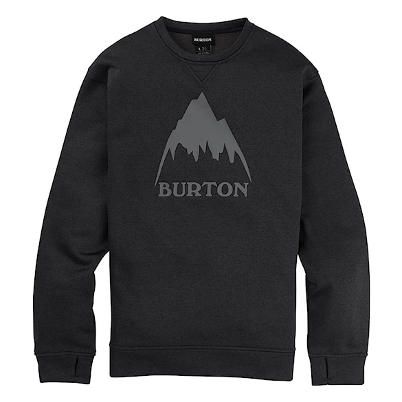 Technická mikina Burton Oak Crew true black heather 2026 - 1