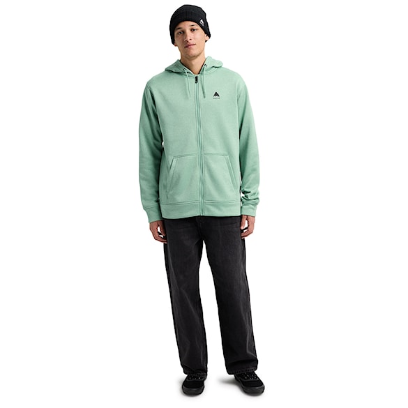 Technická mikina Burton Oak FZ soft sage heather 2026 - 5