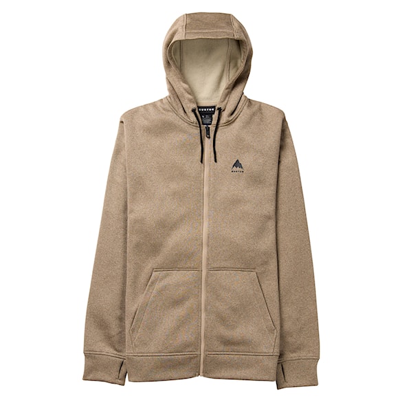 Technical Hoodie Burton Oak FZ summit taupe heather 2026 - 4