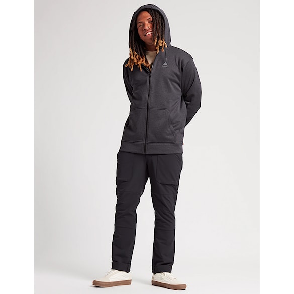 Bluza techniczna Burton Oak FZ true black heather 2026 - 4