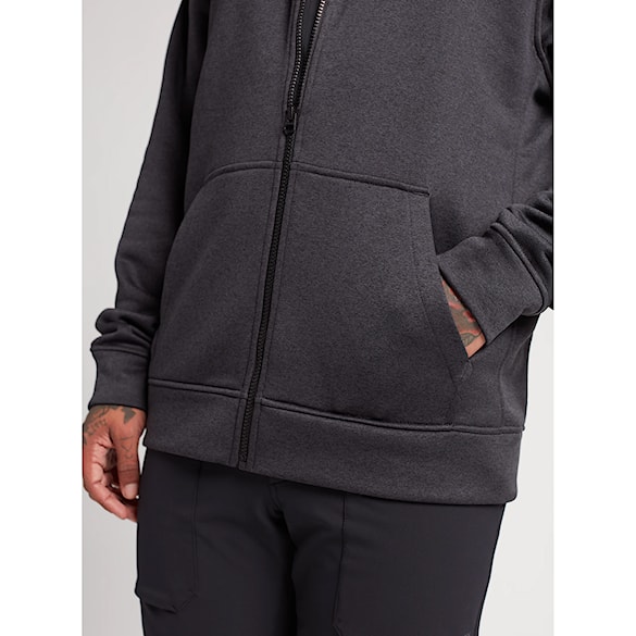 Bluza techniczna Burton Oak FZ true black heather 2026 - 5