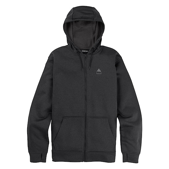 Bluza techniczna Burton Oak FZ true black heather 2026 - 1